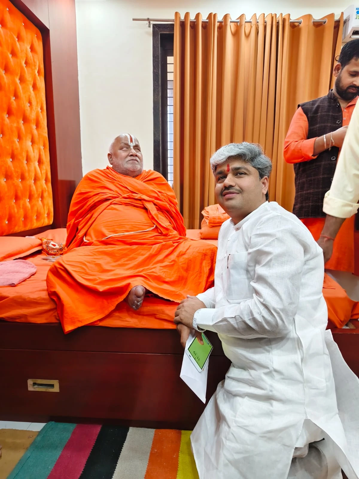 Chairman with Jagadguru Rambhadracharya ji